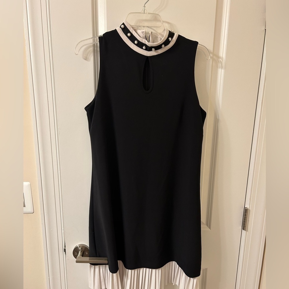 Joseph Ribkoff Black and White Mini Dress